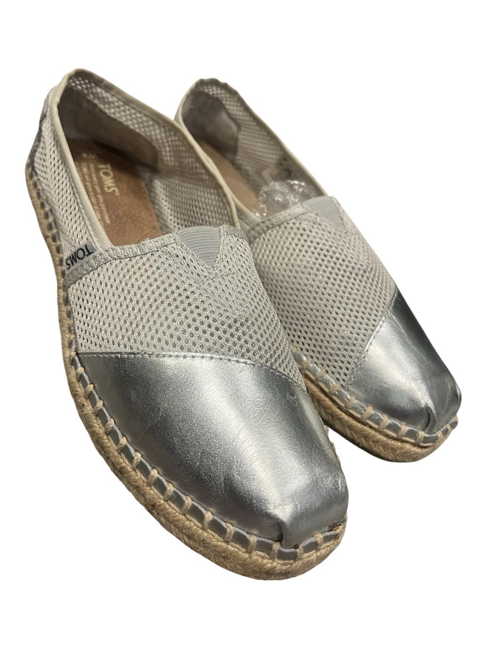Toms Silver Gray  Casual Slip-On Shoes